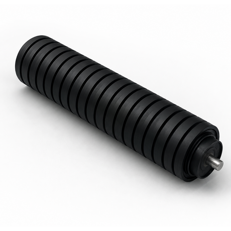 Impact Roller Ø159 × 750 mm, 2000 mm belt, Ø25 shaft, 6205